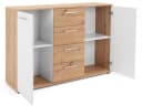 freiraum Sideboard Jacklin Modern Weiß Eiche Optik Bild 4