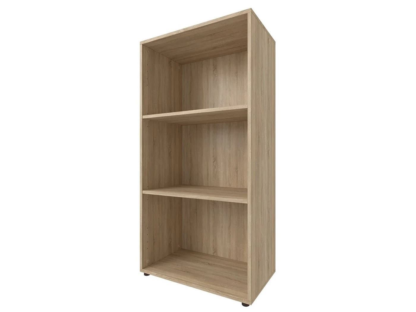 möbelando Aktenregal Trio 3 Braun Höhenverstellbar - Bild 2