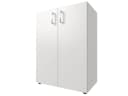 möbelando Aktenschrank Trio 2 Weiß 2 Holztüren höhenverstellbarer Boden Bild 2