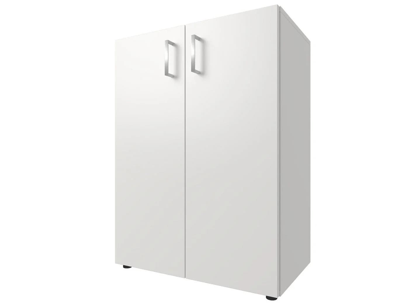möbelando Aktenschrank Trio 2 Weiß 2 Holztüren höhenverstellbarer Boden - Bild 2