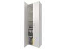 möbelando Aktenschrank Trio 5 Weiß 2 Türen höhenverstellbare Böden Bild 3