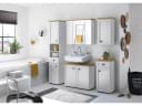 PREISBRECHER Unterschrank Tomlin Weiß Artisan Eiche Landhausstil Bild 3