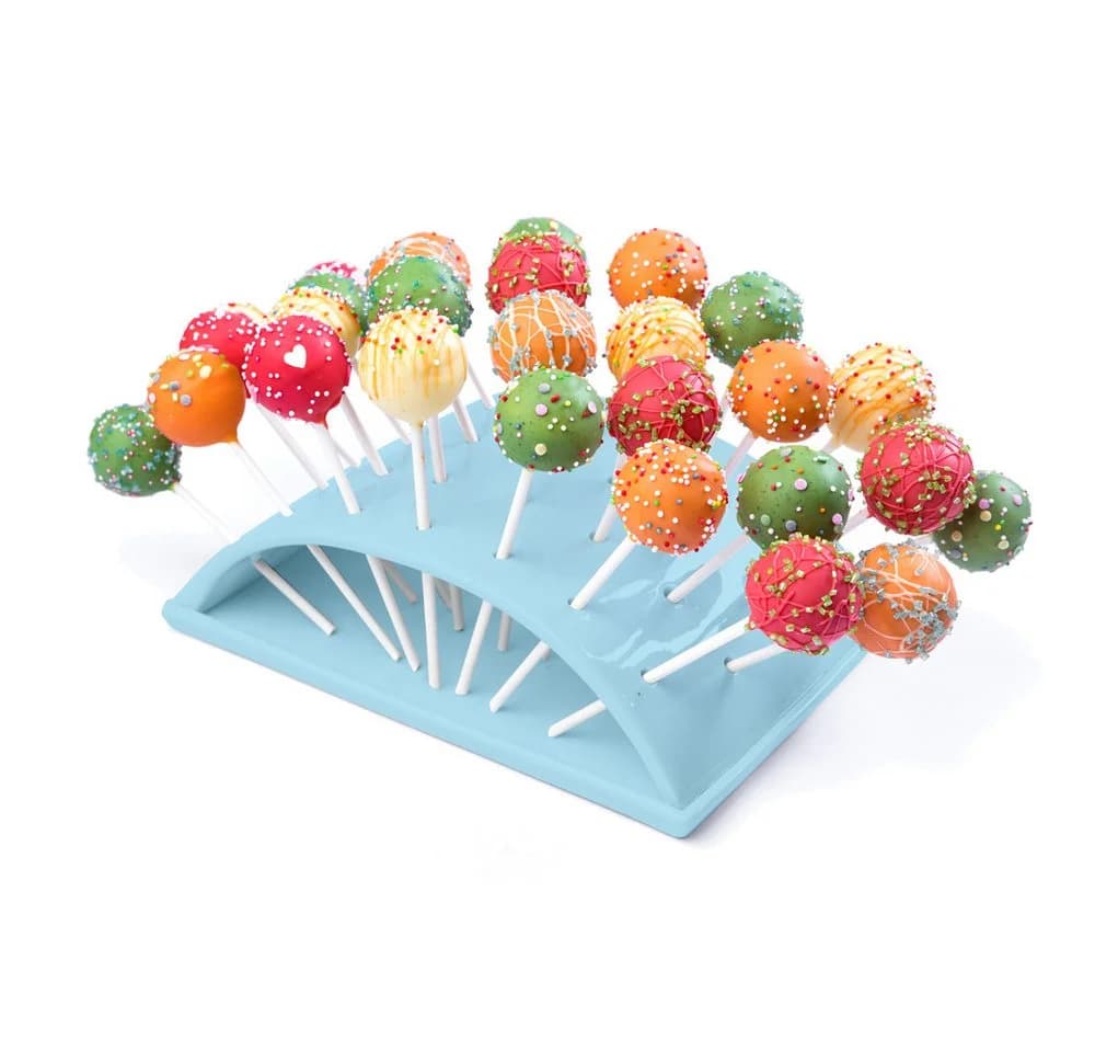 Wellgro Kuchentransportbox Popcake Halter Hellblau