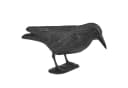 Wellgro Gartenfigur 2 x Vogelschreck Krähe sitzend Schwarz Kunststoff Bild 4