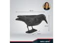 WELLGRO Vogelschreck Krähe Set 3-tlg. Schwarz Bild 1
