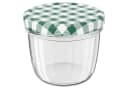 Wellgro Einmachglas 230ml Schraubdeckel Grün Kariert Glas Bild 4