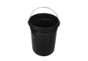 Wellgro Standaschenbecher 2-in-1 Mülleimer Edelstahl Weiß Bild 3
