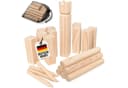 Wellgro Kubb Spiel 22-tlg. Massivholz Outdoor Gartenspiel Bild 2