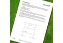 Wellgro Leitergolf aus Holz Wurfspiel mit Aufbewahrungstasche Bild 5