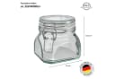Wellgro Einmachglas mit Bügelverschluss 550 ml transparent Bild 1