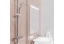 Wellgro Duschbrause Duschkopf ABS-Kunststoff Silber Bild 5
