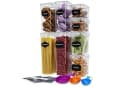 Wellgro Vorratsdosen Set 8-tlg. Transparent Schwarz BPA-frei Bild 2