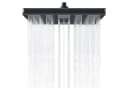 Wellgro Regendusche ABS-Kunststoff Schwarz Matt 25x25 cm Bild 2