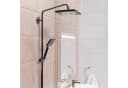Wellgro Regendusche ABS-Kunststoff Schwarz Matt 25x25 cm Bild 4