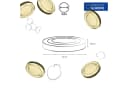 Wellgro Einmachdeckel To 53 Gold 12-tlg. Bild 1