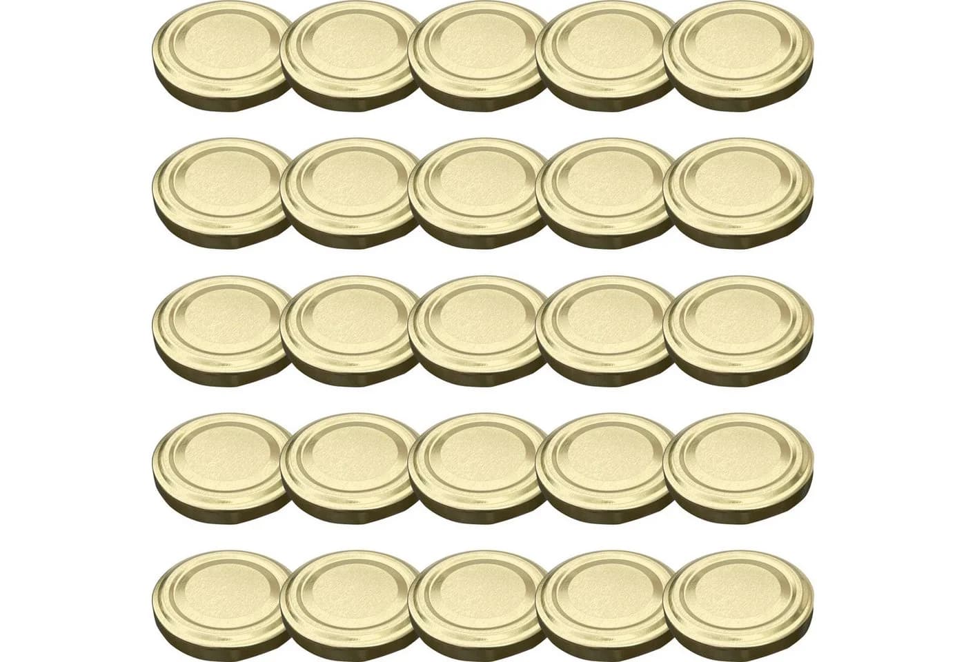 Wellgro Einmachdeckel To 53 Gold 12-tlg. - Bild 2