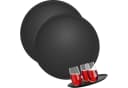 Wellgro Kellnertablett Schwarz 35 cm Antirutsch Bild 2
