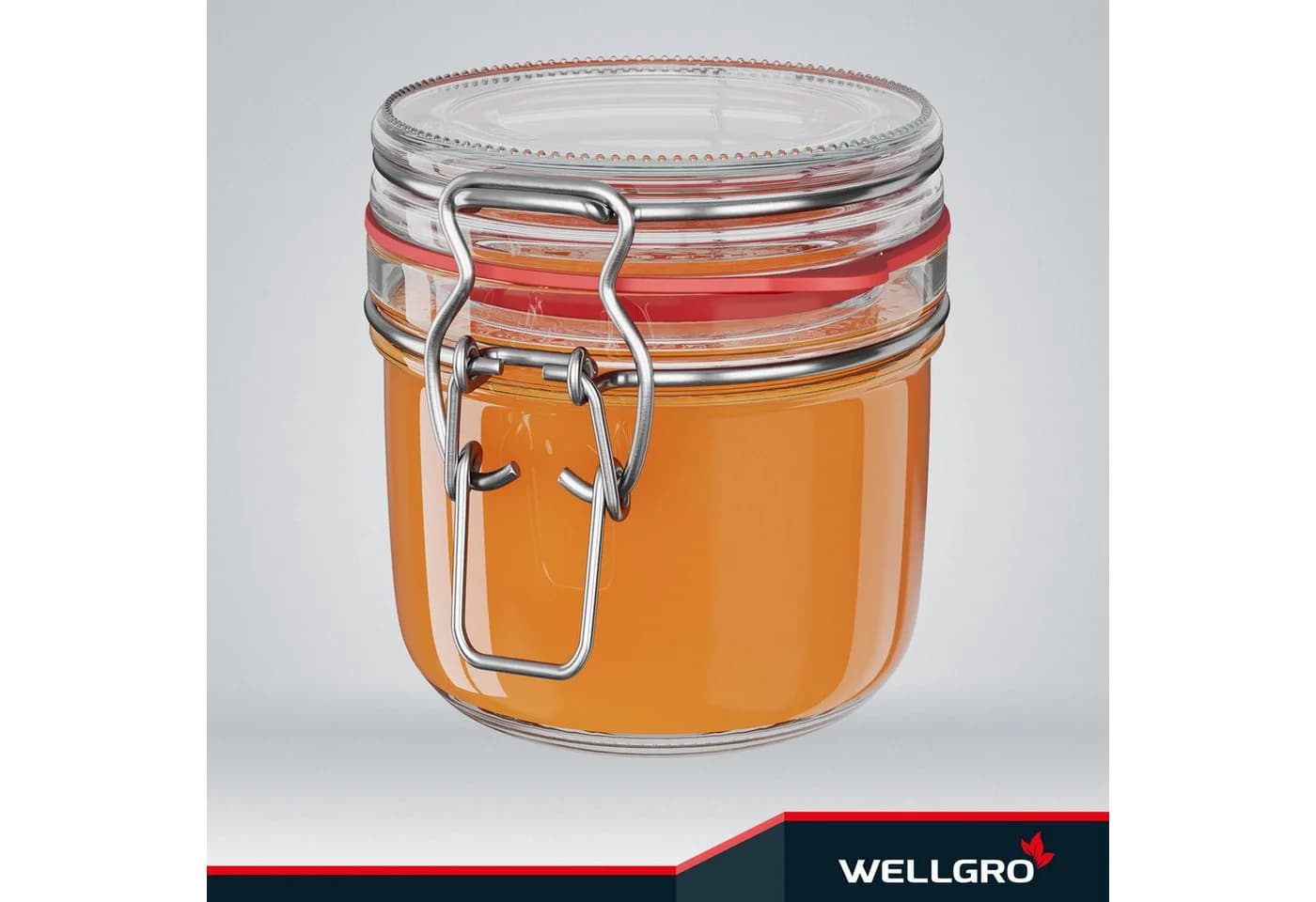 Wellgro Einmachglas mit Bügelverschluss transparent 6-tlg. - Bild 3