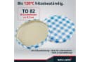 Wellgro Einmachdeckel TO 82 Twist-Off Metall blau 50-tlg. Bild 3