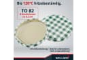 Wellgro Einmachdeckel TO 82 Twist-Off Metallgrün 50-tlg. Bild 3