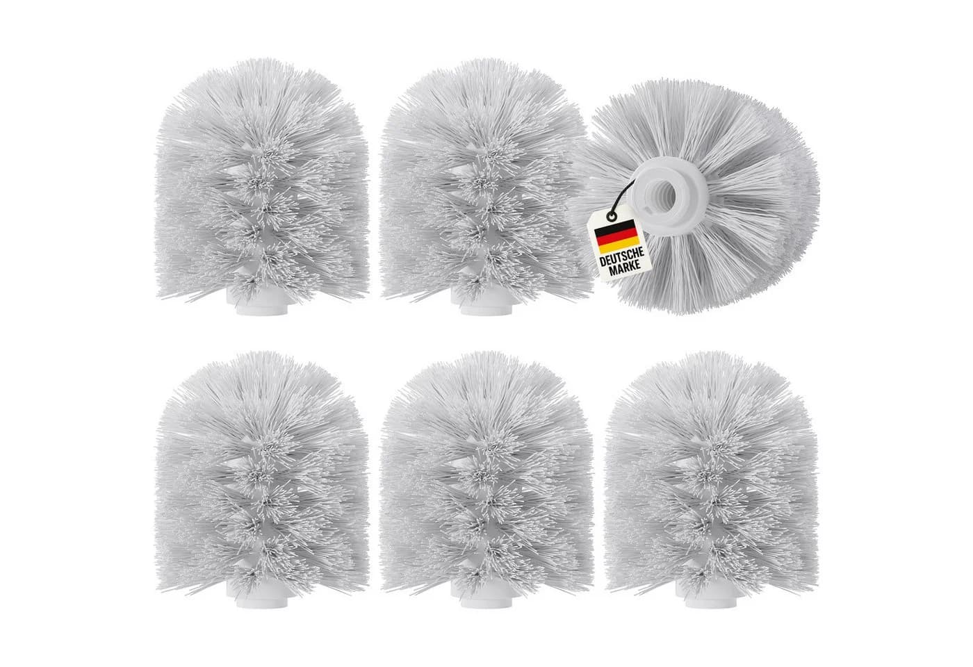 Wellgro WC-Reinigungsbürste Set 6-tlg. Schwarz/Weiß Edelstahl/Kunststoff - Bild 2