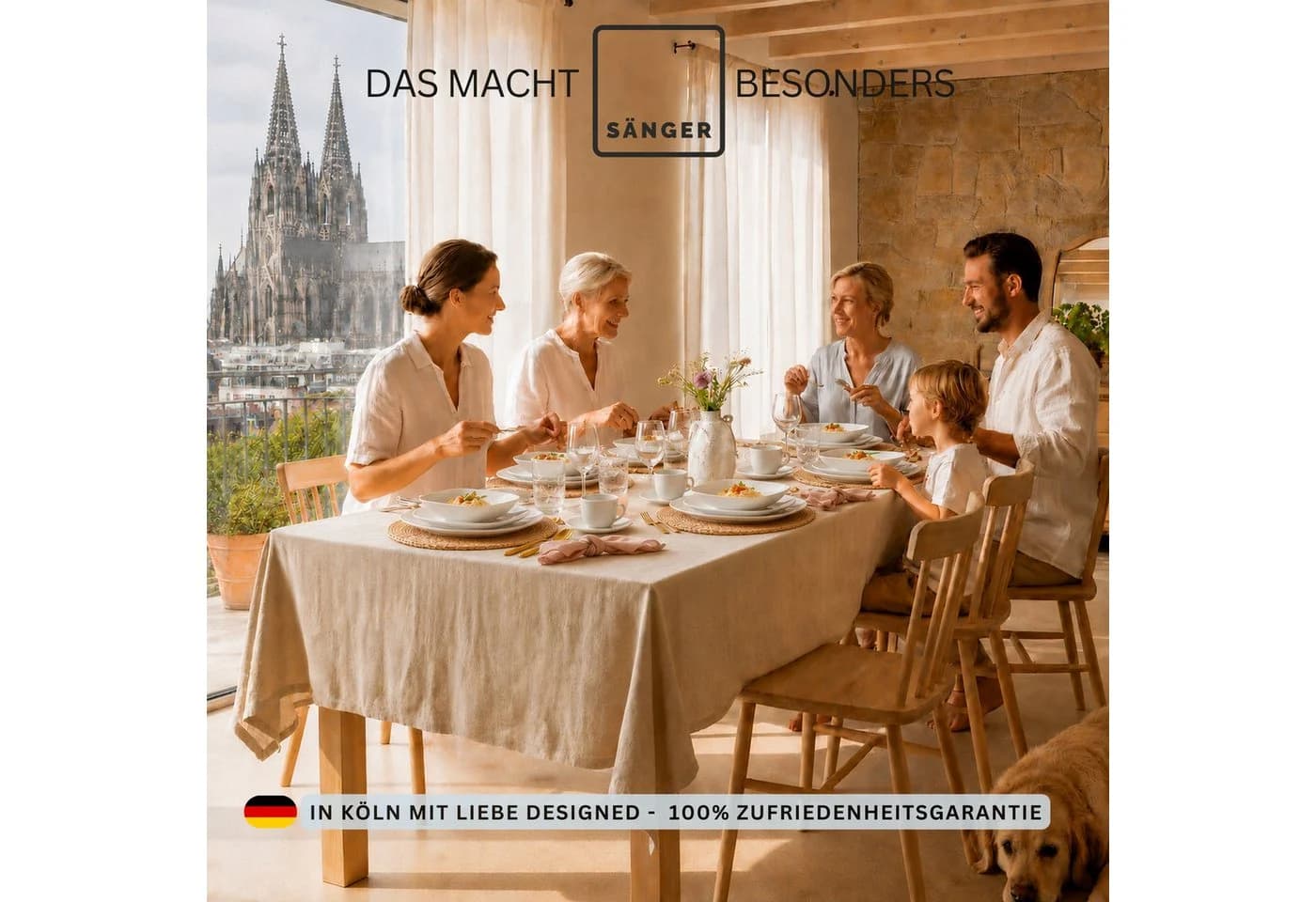 SÄNGER Tafelservice Bilgola 18-tlg. Weiß Porzellan 6 Pers. - Bild 5