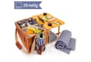 SÄNGER Picknickkorb Borkum Set 25-tlg. Weide Braun Bild 2