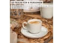 SÄNGER Espressotassen Set Key West 12-tlg. Steingut Beige Bild 1