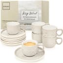 SÄNGER Espressotassen Set Key West 12-tlg. Steingut Beige Bild 2