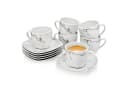 SÄNGER Tasse Bilgola Marmor 12-tlg. Weiß Porzellan Set Bild 2