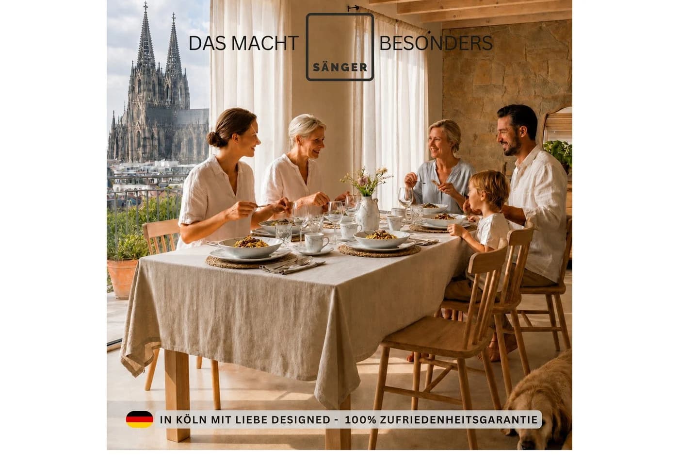 SÄNGER Tafelservice Bilgola Marmor 24-tlg. Weiß Porzellan - Bild 5