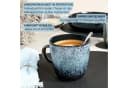 SÄNGER Kaffeebecher Set Osaka Blau Schwarz 6-tlg. Steingut Bild 5