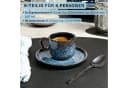 SÄNGER Espressotassen Set Osaka 12-tlg. Steingut Schwarz-Blau Bild 1