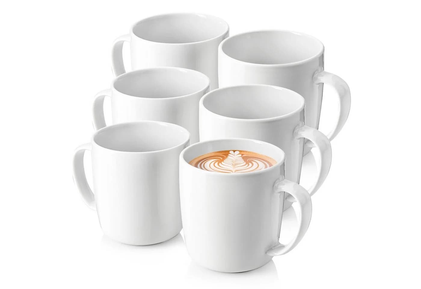 SÄNGER Becher Set Marlo 6-tlg. Weiß Porzellan - Bild 2