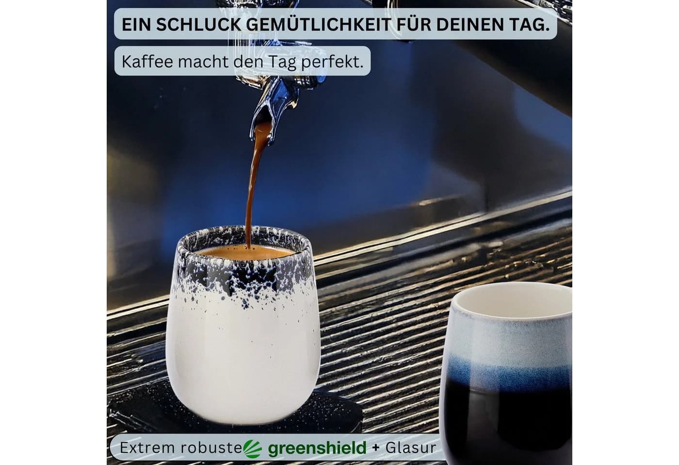 SÄNGER Tasse Siena 6-tlg. Espressobecher Steingut Mehrfarbig - Bild 3