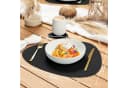 SÄNGER Platzset Kunstleder Schwarz-Weiß Wendbar Abwischbar 12-tlg Bild 3