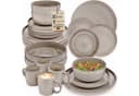 SÄNGER Tafelservice Kairo Clay 30-tlg. Beige/Grau Steingut Bild 2
