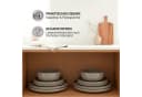SÄNGER Tafelservice Kairo Clay 30-tlg. Beige/Grau Steingut Bild 4