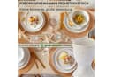 SÄNGER Eierbecher Korfu Set 4-tlg. Steingut Beige Sandige Maserung Bild 3