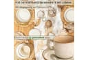 SÄNGER Espressotassen Set 12-tlg. Rio Steingut Beige Bild 3