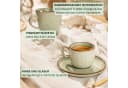SÄNGER Espressotassen Set 12-tlg. Rio Minze Grün Steingut Bild 5