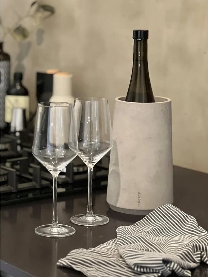 beske Weinkühler 'Eiskar' Grau Kunststein - Bild 4