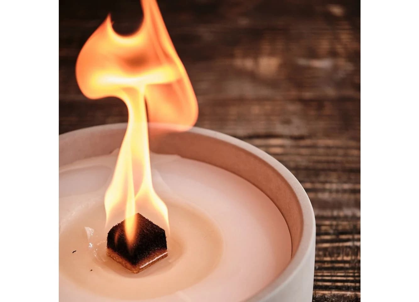 beske Betonfeuer Suma mit Dauerdocht, Wachsrecycling - Bild 5
