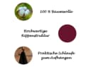 Engelland Geschirrtuch Set 6-tlg. Schwarz Baumwolle Rippenstruktur Bild 1