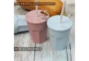 Engelland Becher 5-tlg. Rosa mit Deckel und Strohhalm Bild 5