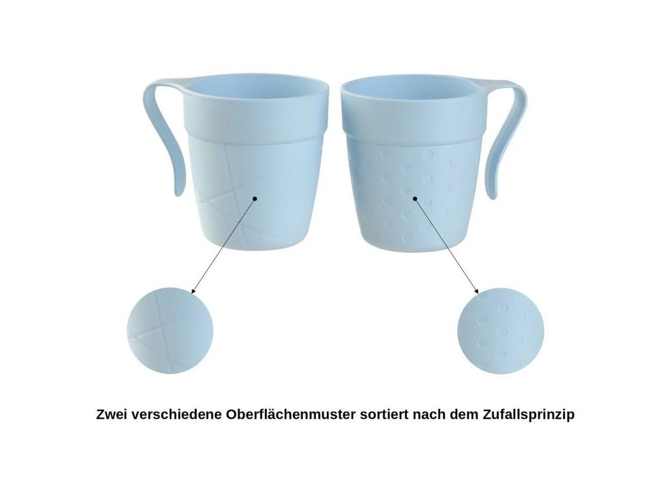 Engelland Kinderbecher 5-tlg. Kunststoff BPA-frei mit Henkel Bunt - Bild 3