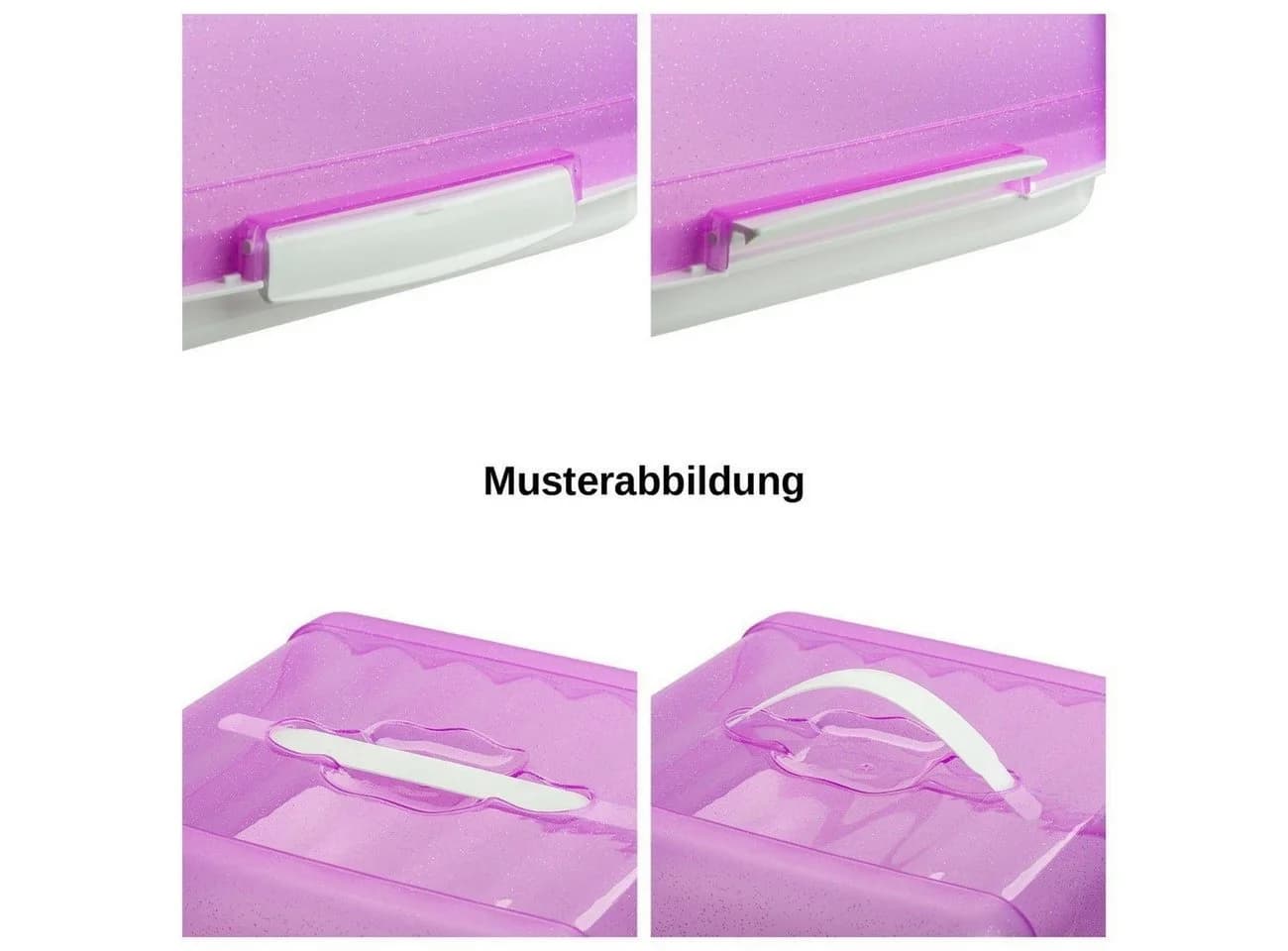 Engelland Kuchentransportbox 2-tlg. Transparent BPA-frei - Bild 4