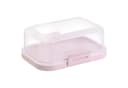 Engelland Butterdose Stapelbar Rosa Kunststoff Bild 2
