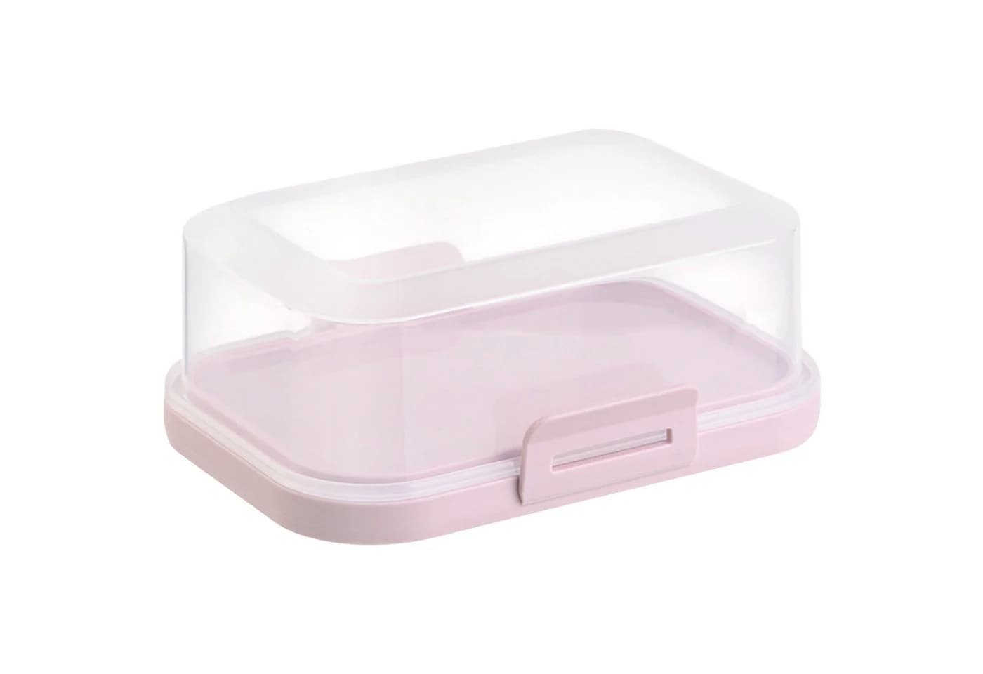 Engelland Butterdose Stapelbar Rosa Kunststoff - Bild 2