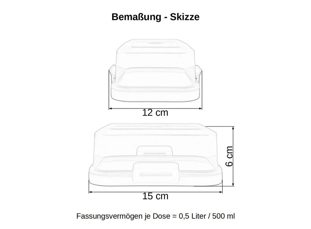 Engelland Butterdose Stapelbar Rosa Kunststoff - Bild 5